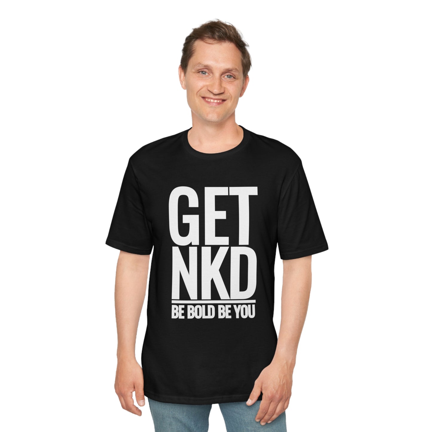 GETNKD LARGE FRONT LOGO TSHIRT