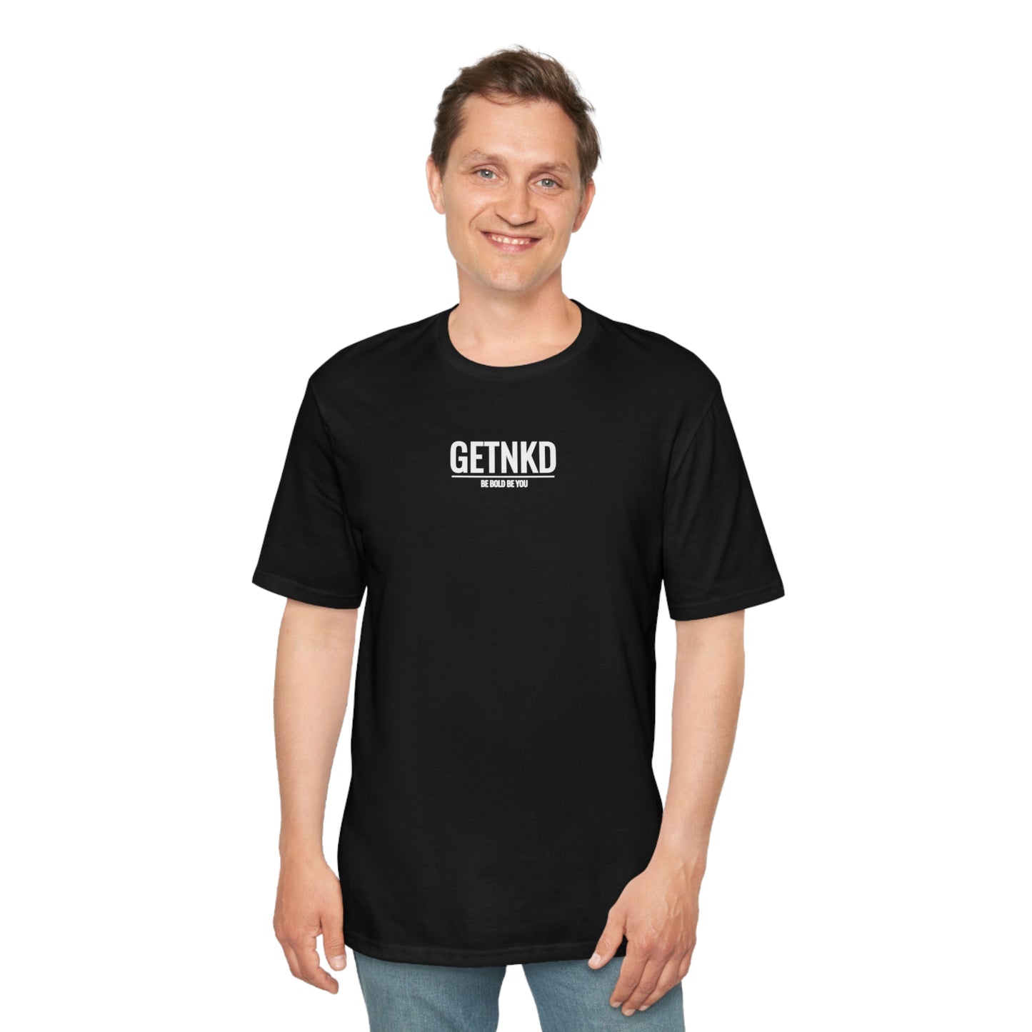 GETNKD LARGE LOGO TSHIRT