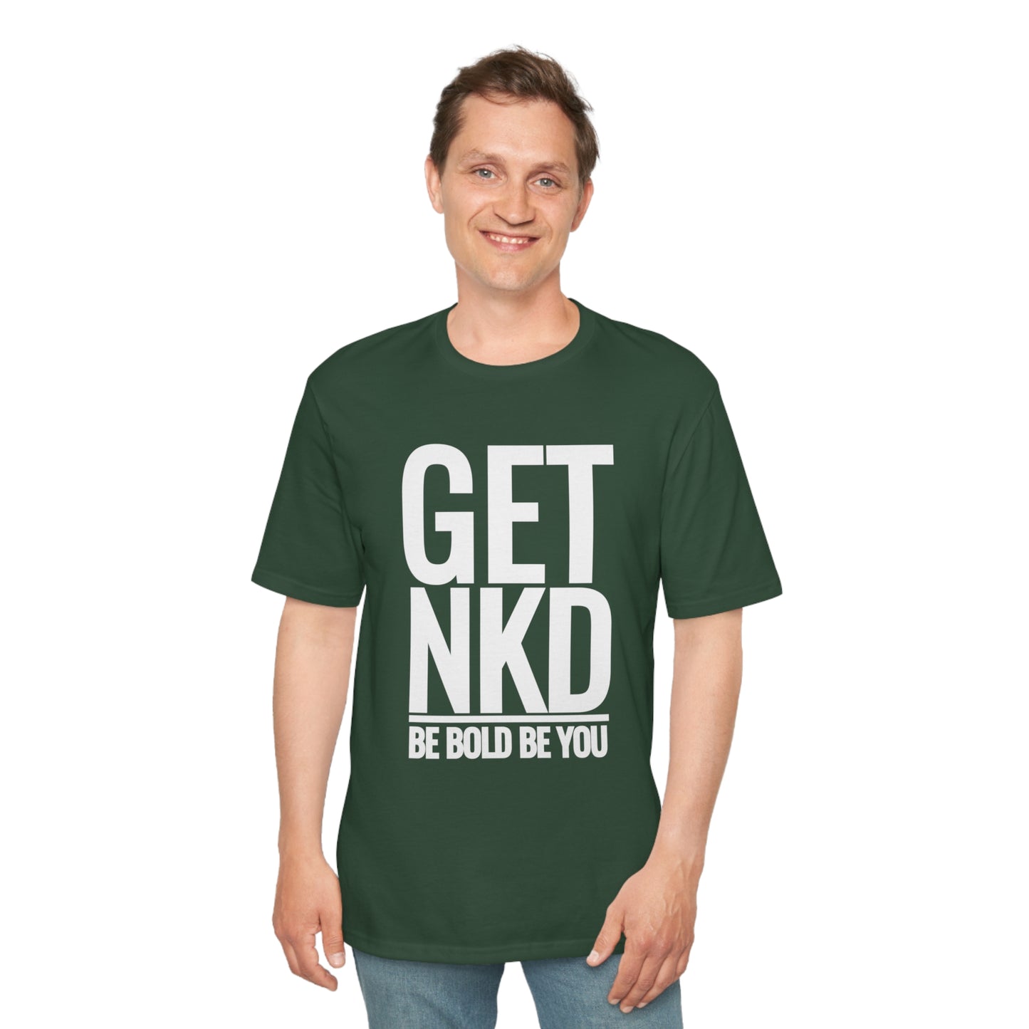 GETNKD LARGE FRONT LOGO TSHIRT